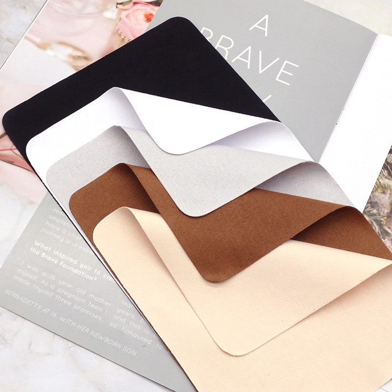 Fehér/fekete/szürke/bézs/kávé 5db/tétel mikroszálas szemüveg lencse Ruhák ékszerek zongora számítógép telefon képernyő törlő kendő