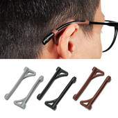 Nou 5 perechi de ochelari Husă anti-alunecare Anti-pierdere din silicon Cârlig pentru ureche Suport pentru ochelari pentru ochelari de soare Accesorii pentru ochelari