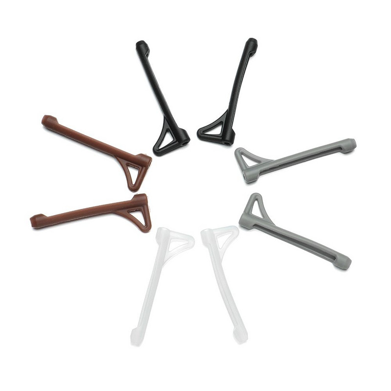 Új 5Pairs szemüveg csúszásgátló huzat elvesztést gátló szilikon fülkampó szemüveg lábak ujjtartó napszemüveghez szemüveg kiegészítők