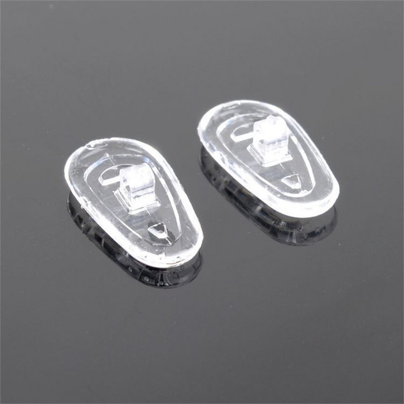 25 pár/készlet Szilikon orrpárna szemüveghez Puha orrpárna Szemüveg csúszásgátló orrpárna Szemkörnyékápoló eszközök Szemüvegek Kiegészítők