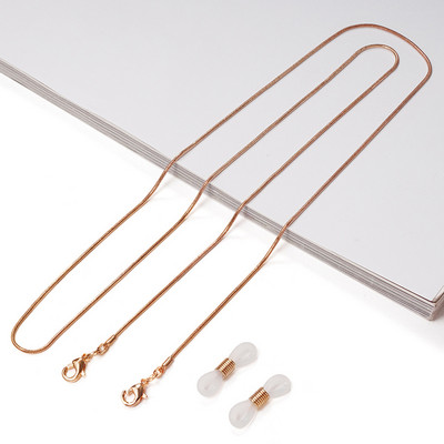 Lanț pentru ochelari de lectură de modă pentru femei Snururi din metal pentru ochelari de soare auriu, negru, argintiu, șnur, frânghie din metal, accesorii pentru ochelari