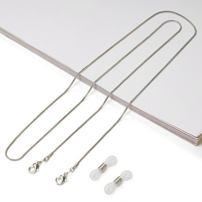 Lanț pentru ochelari de lectură de modă pentru femei Snururi din metal pentru ochelari de soare auriu, negru, argintiu, șnur, frânghie din metal, accesorii pentru ochelari