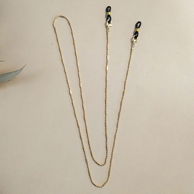Lanț pentru ochelari de lectură de modă pentru femei Snururi din metal pentru ochelari de soare auriu, negru, argintiu, șnur, frânghie din metal, accesorii pentru ochelari