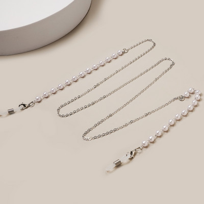 Lanț pentru ochelari de lectură de modă pentru femei Snururi din metal pentru ochelari de soare auriu, negru, argintiu, șnur, frânghie din metal, accesorii pentru ochelari