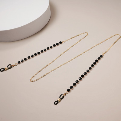 Lanț pentru ochelari de lectură de modă pentru femei Snururi din metal pentru ochelari de soare auriu, negru, argintiu, șnur, frânghie din metal, accesorii pentru ochelari
