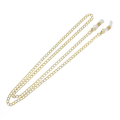 Lanț pentru ochelari de lectură de modă pentru femei Snururi din metal pentru ochelari de soare auriu, negru, argintiu, șnur, frânghie din metal, accesorii pentru ochelari