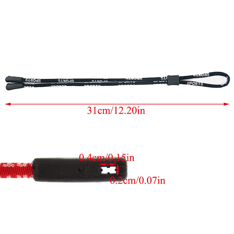 Nauji neslystantys akiniai nuo saulės Virvelė Unisex Lauke Sportiniai Akiniai Virvelė Moteriški Vyriški Akiniai Akiniai Akiniai Virvelė Elastingas Poliesterio Kaklo dirželis