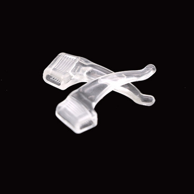 Suport pentru cârlige pentru urechi, silicon anti-alunecare, 20 buc pentru ochelari, negru/transparent, elastic, suport pentru ochelari, accesorii pentru ochelari
