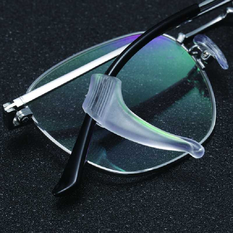 20db szilikon csúszásgátló fülakasztó tartó szemüveghez fekete/átlátszó elasztikus szemüvegtartó tartók szemüveg kiegészítők