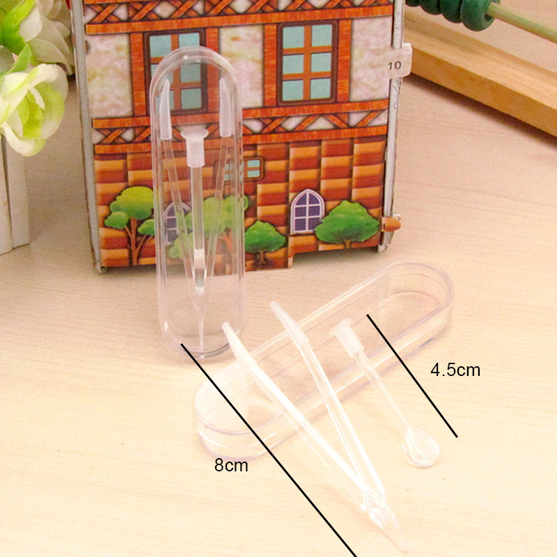 Forró, nagy, hosszú csipesz kontaktlencse klip szívópálca szett független shell beauty contact viseléses szerszámcsipesz