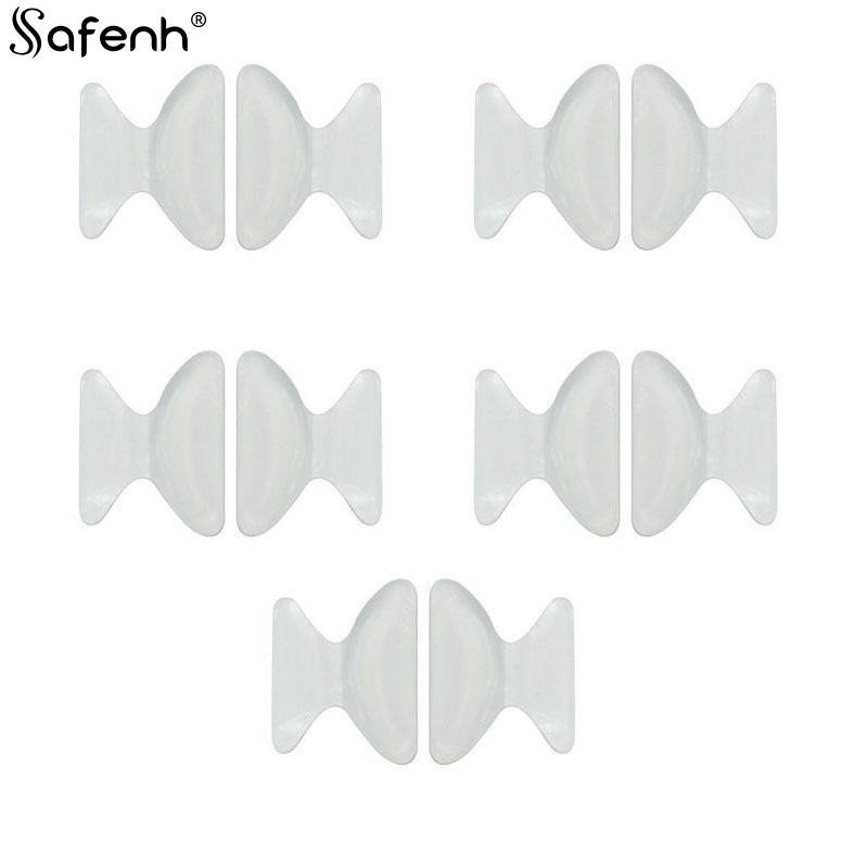 5 pár szemüveg orrpárna ragasztó szilikon orrpárna csúszásmentes átlátszó, fekete vékony orrpárna szemüveghez szemüveghez napszemüveg