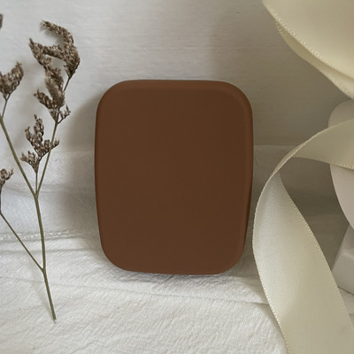 Husă pentru lentile de contact mată de culoare pură, compactă și simplă, portabilă, pentru lentile de contact colorate pentru miopie, cutie de depozitare
