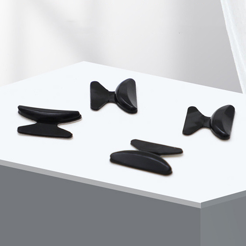 5 pár hasznos puha szilikon orrpárna szemüveghez csúszásmentes szemüveg napszemüveg fekete fehér orrpárna