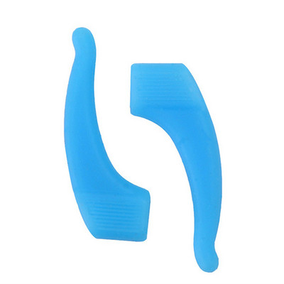 1 par protukliznih silikonskih kukica za uši za djecu, odrasle, okrugle ručke, dodaci za naočale, držač za naočale, mekana višebojna drška