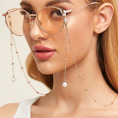 Lanț pentru ochelari de vedere imitație de perle cu margele femei la modă în afară ochelari de soare casual Accesoriu colier cadou mască frânghie