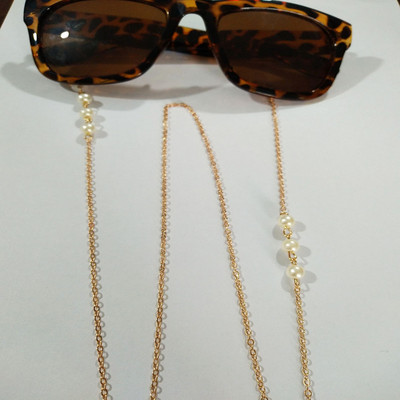 Lanț pentru ochelari de vedere imitație de perle cu margele femei la modă în afară ochelari de soare casual Accesoriu colier cadou mască frânghie