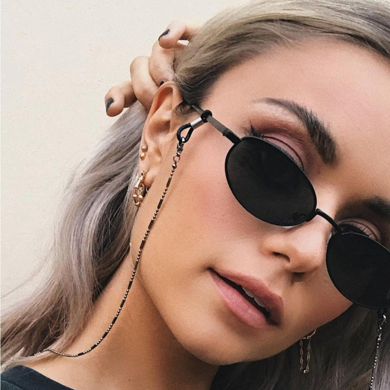 Landyard zsinór Női szemüvegek lánc zsinórok napszemüvegek heveder maszk vonal akasztós nyak kötél szemüveg medáltartó szervező nő