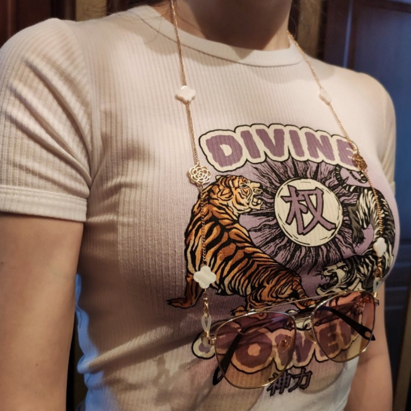 Landyard zsinór Női szemüvegek lánc zsinórok napszemüvegek heveder maszk vonal akasztós nyak kötél szemüveg medáltartó szervező nő