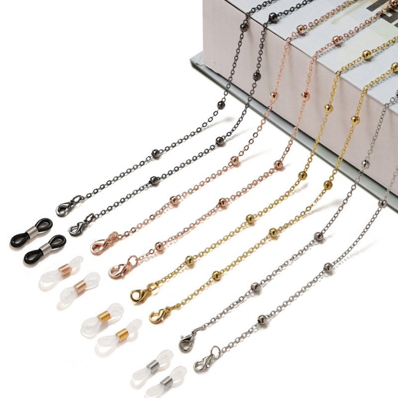 Landyard zsinór Női szemüvegek lánc zsinórok napszemüvegek heveder maszk vonal akasztós nyak kötél szemüveg medáltartó szervező nő