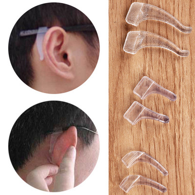 10 Pair High Quality Transparent Anti Slip Glasses Clear Silicone Ear Hooks Eyeglasses Grip Soft & Light Temple Holder Accessory