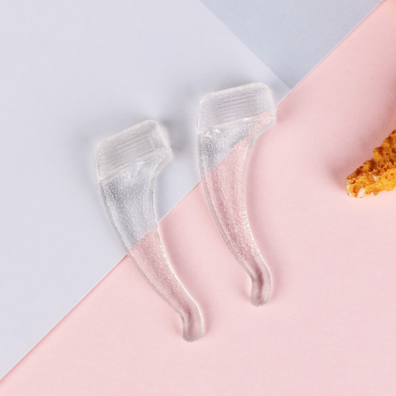 10 porų aukštos kokybės skaidrūs neslystantys akiniai skaidraus silikono ausų kabliukai akinių rankena Minkštas ir lengvas šventyklos laikiklio priedas