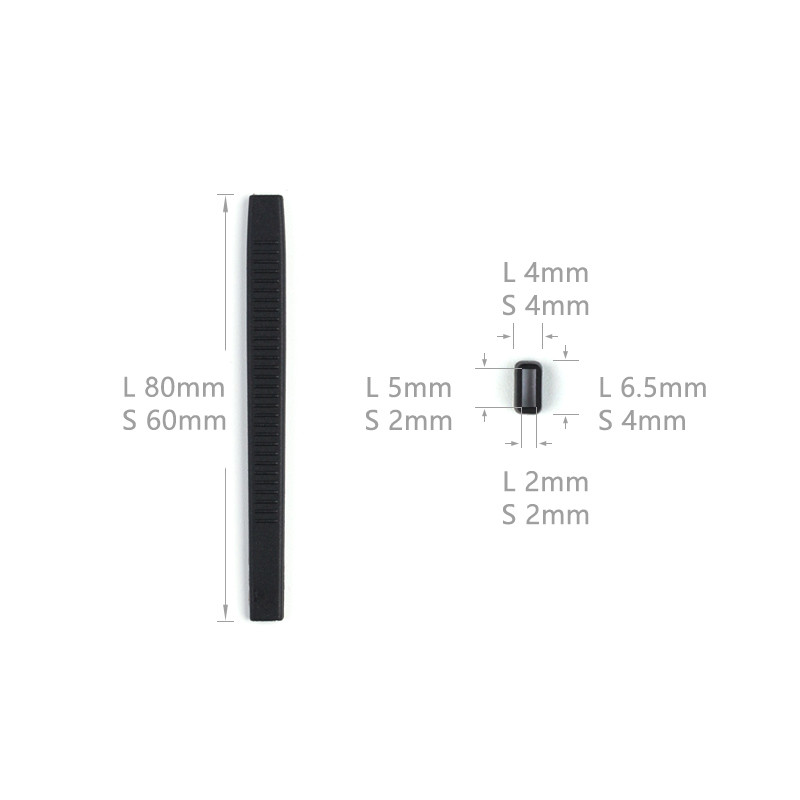 Silikonski protuklizni vrhovi za naočale Dijelovi čarapa za uši Držači naočala u obliku tube Navlake za naočale Udobni savjeti za zamjenu