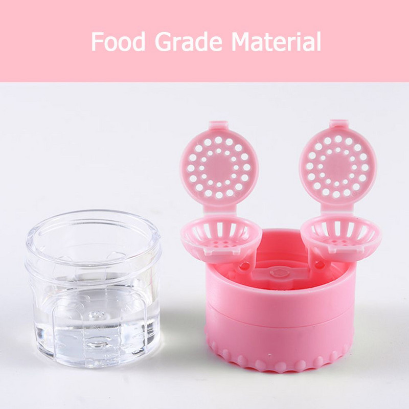 Új, 1 db, kézzel forgatható kontaktlencse tisztító tok, hordozható kontaktlencse tok műanyag konténer tároló tartó szerszámok tartozékok