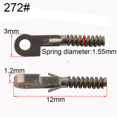 100 bucăți de inserții cu arc pentru repararea tâmplelor flexibile de ochelari sparte, piese de schimb de arc sparte diferite tipuri