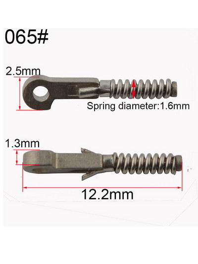 100 bucăți de inserții cu arc pentru repararea tâmplelor flexibile de ochelari sparte, piese de schimb de arc sparte diferite tipuri