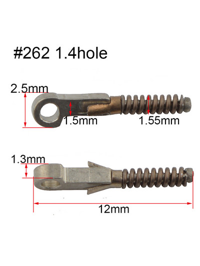 100 bucăți de inserții cu arc pentru repararea tâmplelor flexibile de ochelari sparte, piese de schimb de arc sparte diferite tipuri