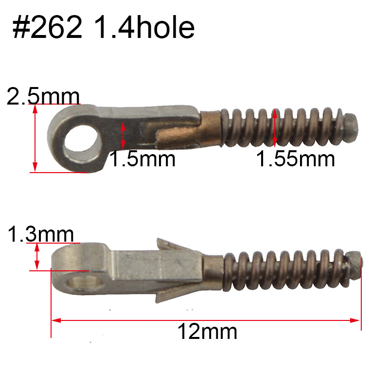 100 DB rugós betétek törött szemüveg hajlékony szárak javításához törött rugós cserealkatrészek különböző típusai