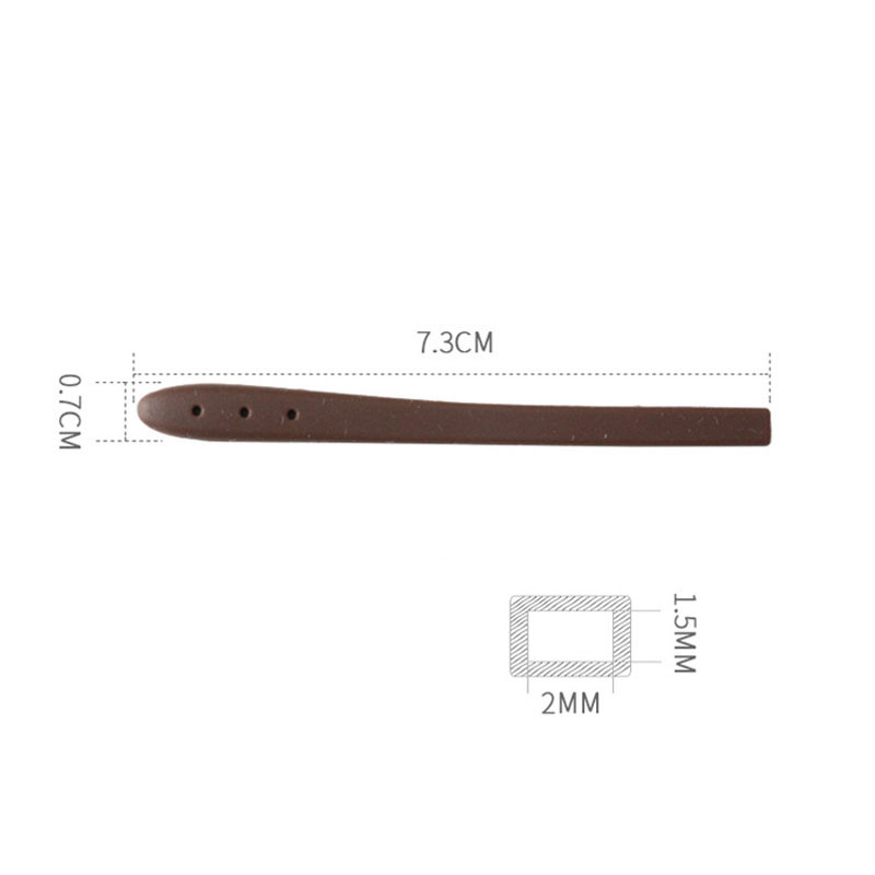 1 Pāris Brilles Saulesbrilles Slīdēšanas Komplekti Brilles Kāju apaļš cauruma vāciņš Pretslīdēšanas Silikona Ausu āķa uzgalis Brilles Aksesuāri