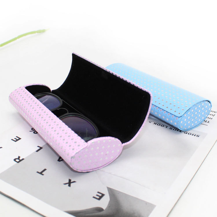 Szemüveg csomag PU bőr szemüvegdobozok napszemüveg tok tárolódoboz hordozható utazási kiegészítők kemény tokos szemüvegvédő