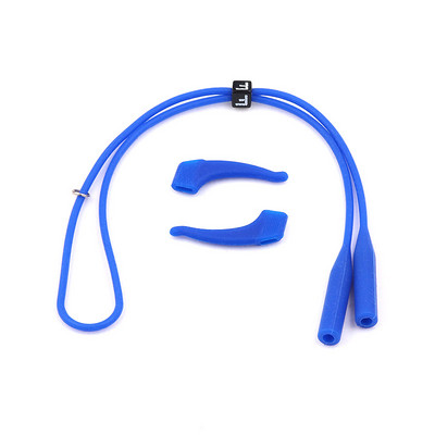 COLOUR_MAX Elastic înalt anti-alunecare Buton reglabil Elastic înalt anti-alunecare Ochelari de soare din silicon Snur pentru ochelari Lanț pentru ochelari