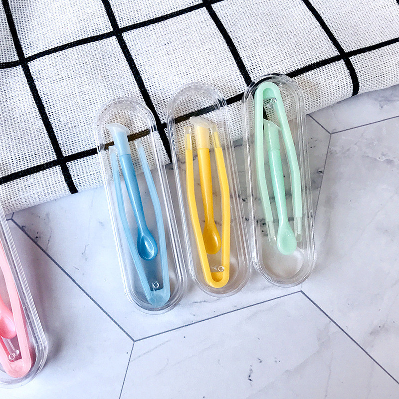 1 szett új többszínű kontaktlencse csipesz és tapadókorong speciális bilincsekhez szerszám kontaktlencse behelyező eltávolító