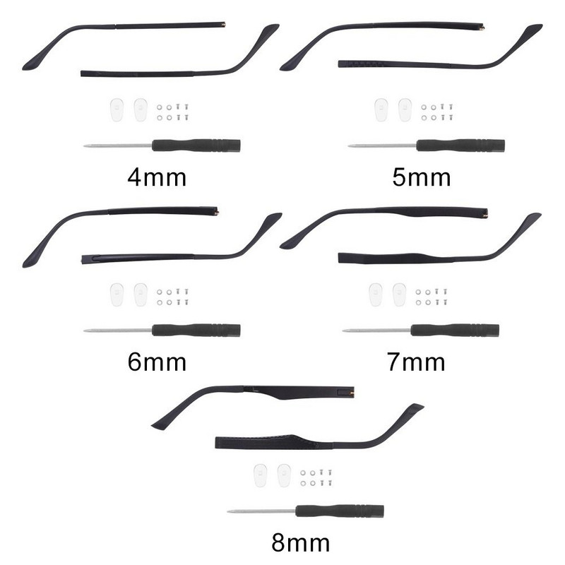 Vieno danties neslystantys universalūs akiniai akinių priedai akinių rėmeliai akiniai rankos pakeitimo kojelė