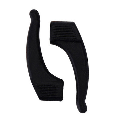 1 pora neslystančių silikoninių ausų kabliukų, skirtų vaikams, suaugusiems, apvalios rankenos, akinių priedai, akinių laikiklis, minkštas daugiaspalvis sportui