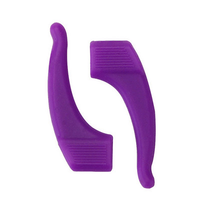 1 pora neslystančių silikoninių ausų kabliukų, skirtų vaikams, suaugusiems, apvalios rankenos, akinių priedai, akinių laikiklis, minkštas daugiaspalvis sportui