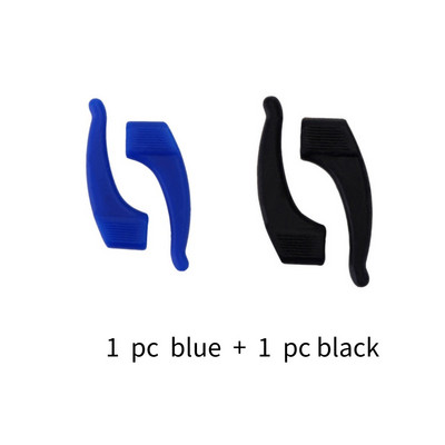 1 pora neslystančių silikoninių ausų kabliukų, skirtų vaikams, suaugusiems, apvalios rankenos, akinių priedai, akinių laikiklis, minkštas daugiaspalvis sportui