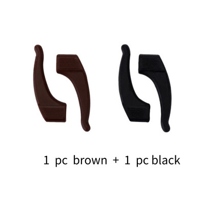 1 pora neslystančių silikoninių ausų kabliukų, skirtų vaikams, suaugusiems, apvalios rankenos, akinių priedai, akinių laikiklis, minkštas daugiaspalvis sportui