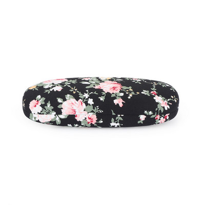 Cutie de ochelari de pictură în ulei de epocă pentru femei Husă portabilă pentru ochelari cu imprimeu floral Cutie de depozitare pentru ochelari de soare Cutie de protecție pentru ochelari de soare