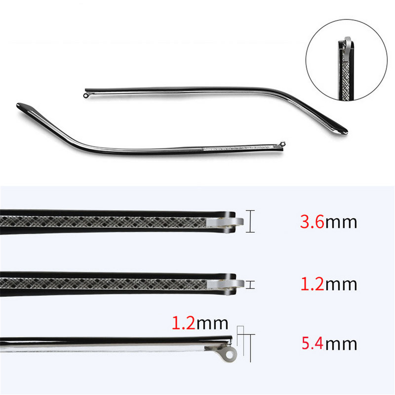 1 pora akinių dėtuvės, pakaitiniai metaliniai akiniai nuo saulės, rankos, akiniai, kojos, akiniai, lydinio strypų taisymas, hipoalerginiai