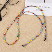 1 buc la modă dulci femei ochelari lanț colorat cu margele ochelari șnur anti-alunecare ochelari de soare curea ochelari snur accesorii