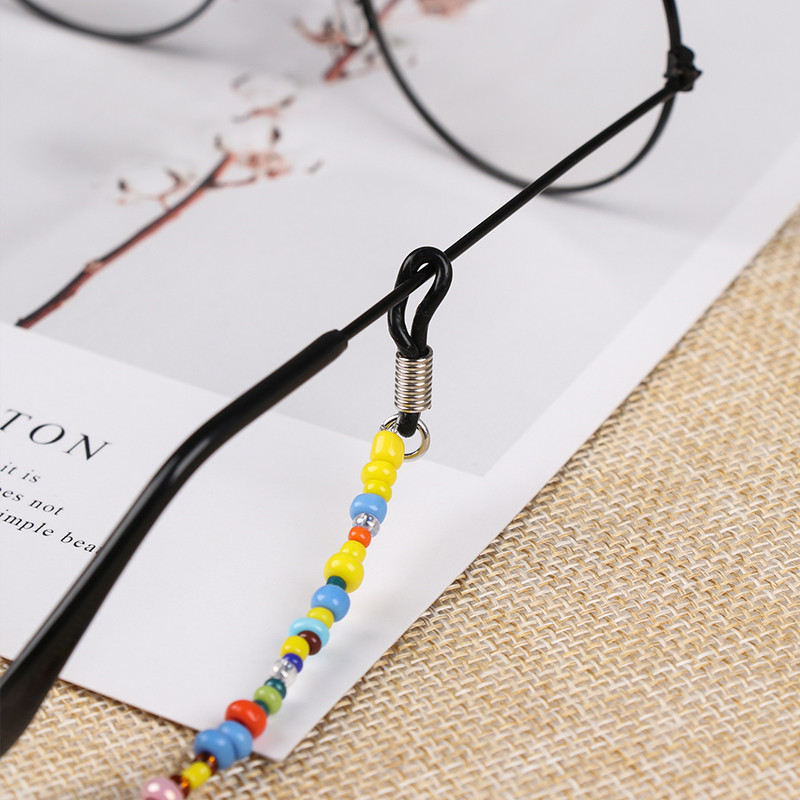 1 db Fashion Sweet női szemüveg lánc színes gyöngyös szemüveg zsinór csúszásgátló napszemüveg szíj szemüveg kábel tartozékok