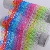 FishSheep Lanțuri pentru ochelari de soare din acrilic cu sclipici clare, lanț reglabil pentru femei, pentru mască de față, agățat pentru gât, curele, accesorii