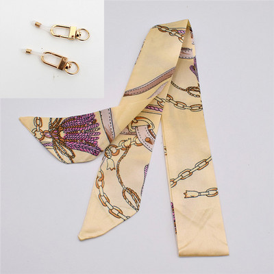 Selyem sál pántok Sál szemüveg lánc női divat bohém színes nyomda maszk Napkötők Zsinór ékszer Kiegészítők