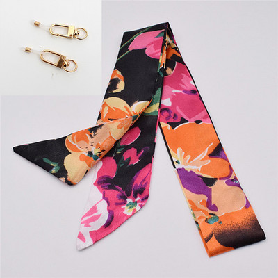 Selyem sál pántok Sál szemüveg lánc női divat bohém színes nyomda maszk Napkötők Zsinór ékszer Kiegészítők