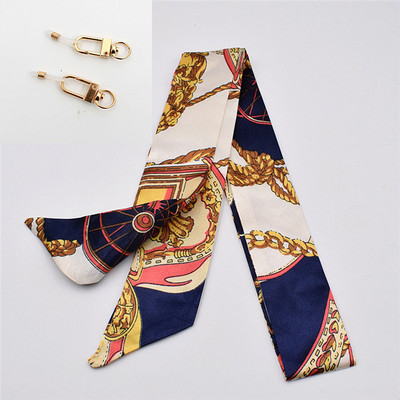 Selyem sál pántok Sál szemüveg lánc női divat bohém színes nyomda maszk Napkötők Zsinór ékszer Kiegészítők