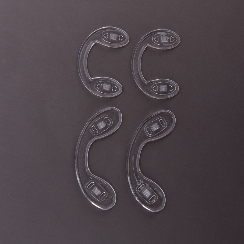 10db U-stílusú szilikonból összekötött szemüveg puha orrpárna gyerekeknek, csúszásgátló betétes orrpárna