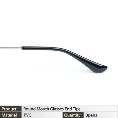 Szemüveg lábvédő Szemüvegek Csúszásgátló ujjú Puha fülakasztók